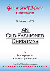 An Old Fashioned Christmas SATB Full Score cover